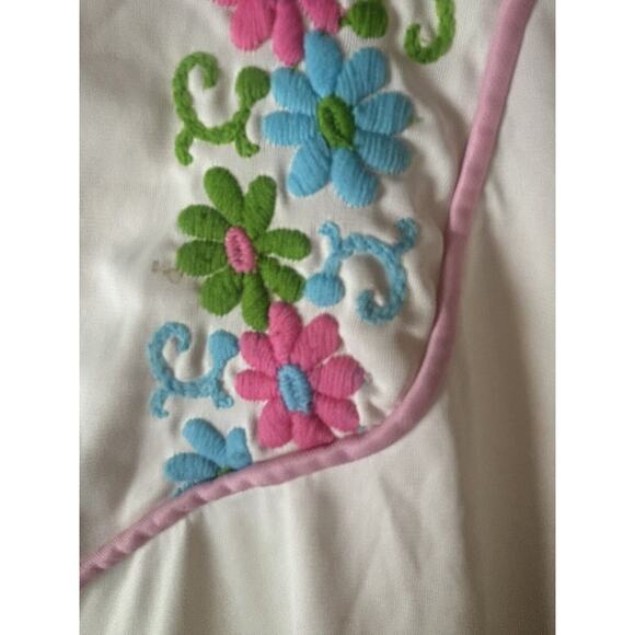 JCPenney Floral Boho Vintage Button Front Nightgown Button Front Knee Length L - Picture 4 of 8